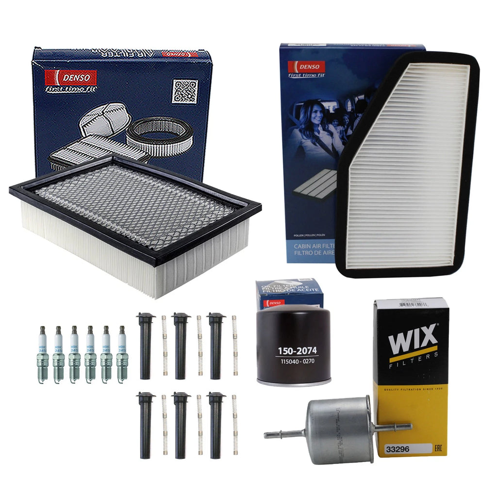 Tune Up Kit with 6 NGK Spark Plugs and Boots for Mazda Tribute (2001–2008)