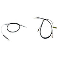 Front + Rear Park Hand Brake Cable Set for Toyota Hilux LN106 1988~99 4wd Ute