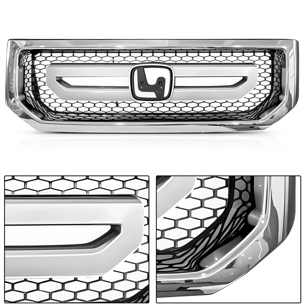 Front Bumper Grille for Honda Ridgeline (2009-2011)