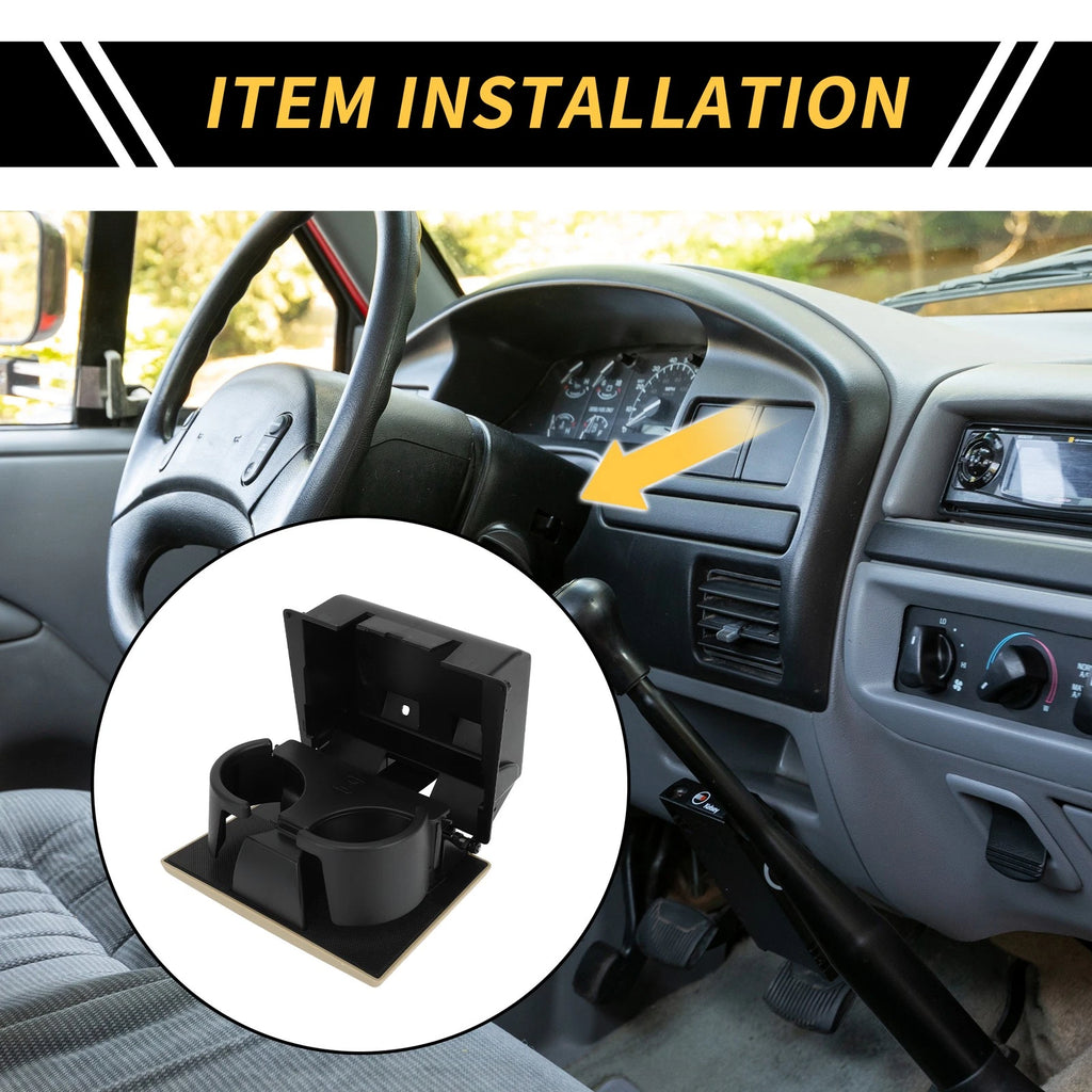 Cup Holder for Ford F-250 F-350 F-450 F-550 (2008–2016) Coin Holder Beige