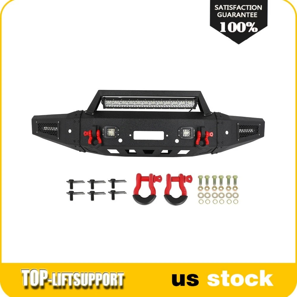 Front Bumper for Dodge Ram 1500 TRX (2021–2022) with Winch Seat & LED Lights