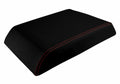 Carbon Fiber Console Lid Armrest Cover for Hummer H2 (2003–2007) Red Stitch