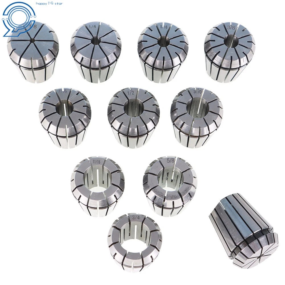 11PC ER32 Collet Set for R8 Milling Machine