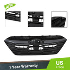Front Upper Grille with Camera Hole for Subaru Outback (2020–2023) Black