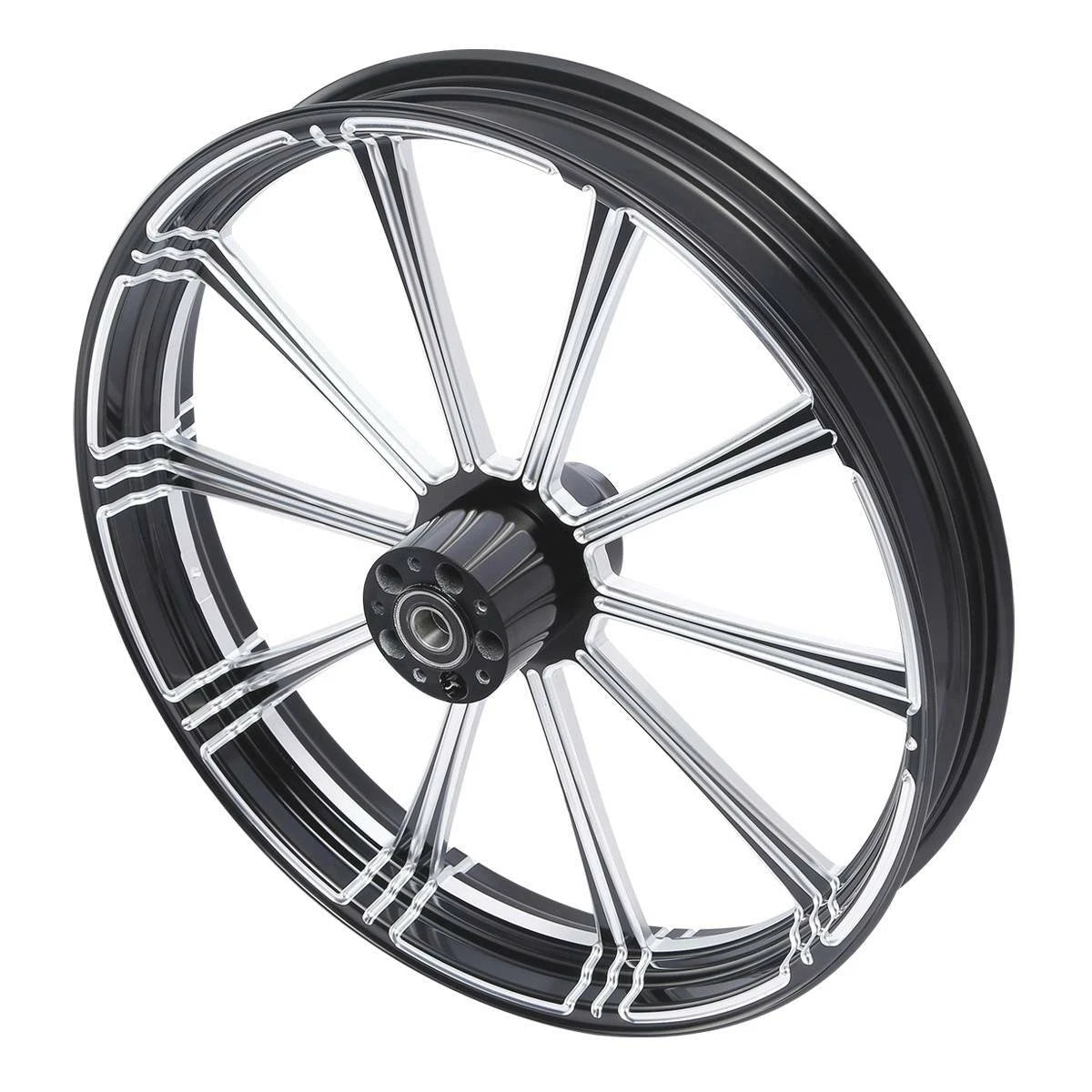 23" Front Wheel Rim Hub Single Disc Fender for Harley Touring (2008–2025)