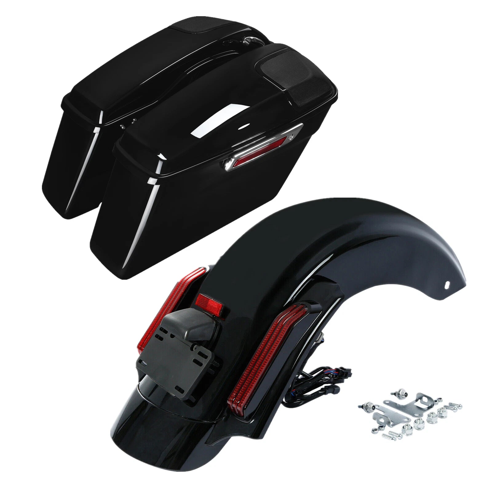 Hard Saddlebag Speaker Lids for Harley Electra Road Glide (2014–2024)