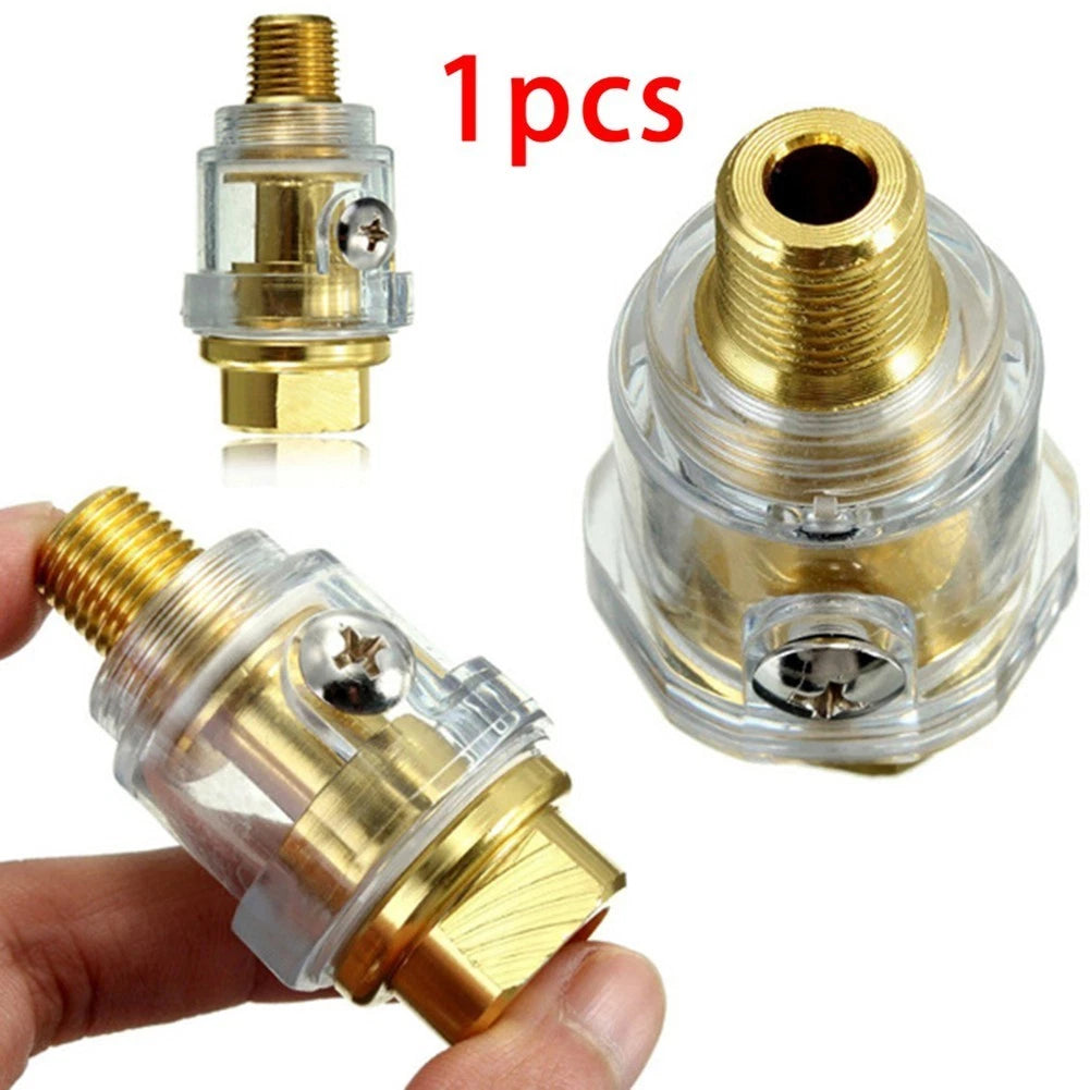 In-Line Oiler Lubricator for Pneumatic Tool & Air Compressor (NPT 1/4-Inch)
