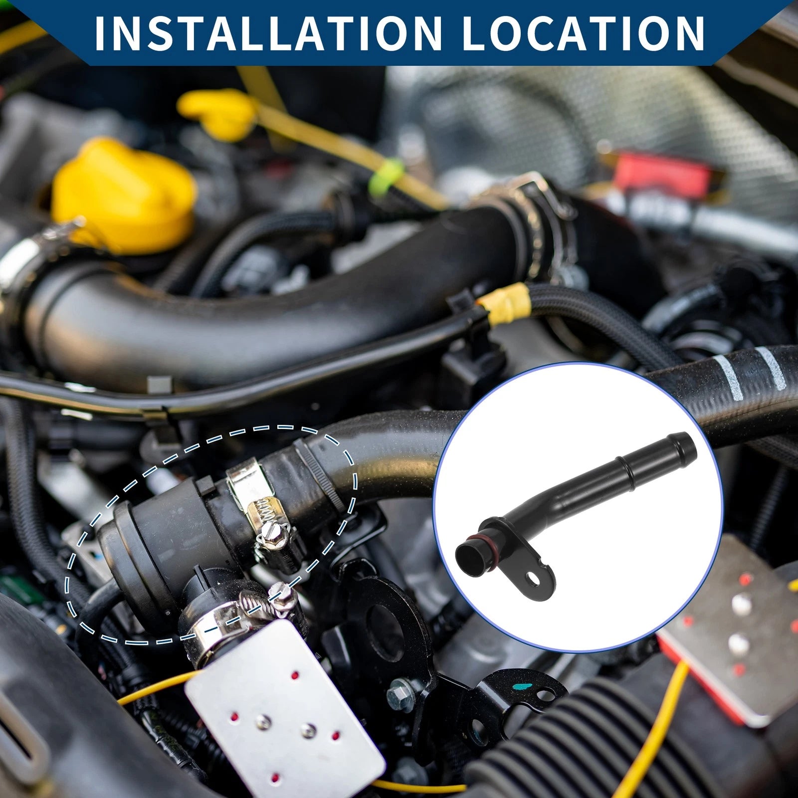 HVAC Heater Hose Assembly for Ford F-250 Super Duty (2011–2018)