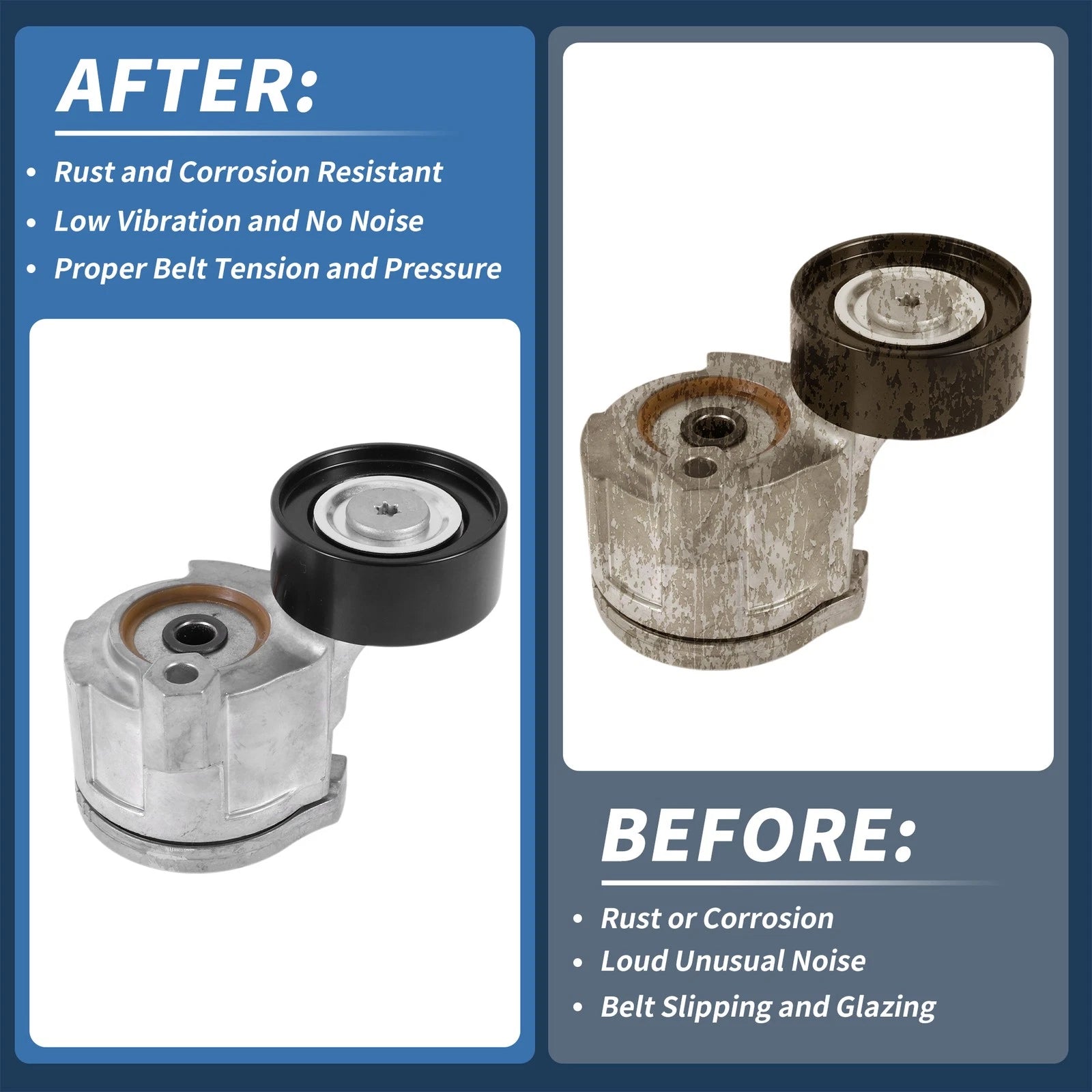 Belt Tensioner for Hyundai Sonata (2020–2025) No. 252812S000 Metal