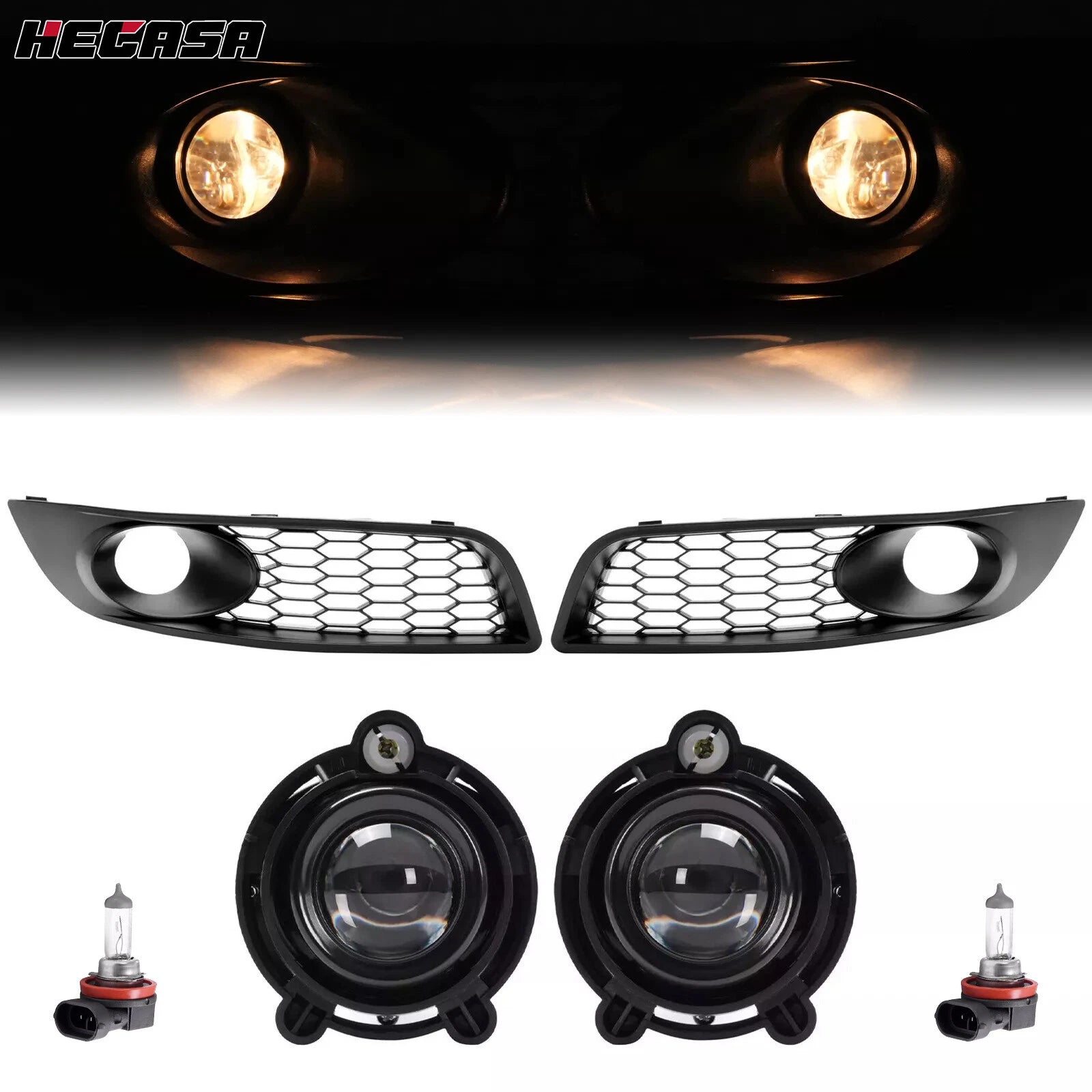 Fog Lights with Covers for Chevrolet Impala (2006–2016) & Impala Limited (2014–2016)