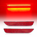 2X Rear Red LED Side Marker Lights for Ford Mustang (2010–2014) AUXITO