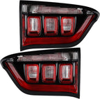 Set of 2 Inner Halogen Tail Lights for Jeep Compass (2017–2026)