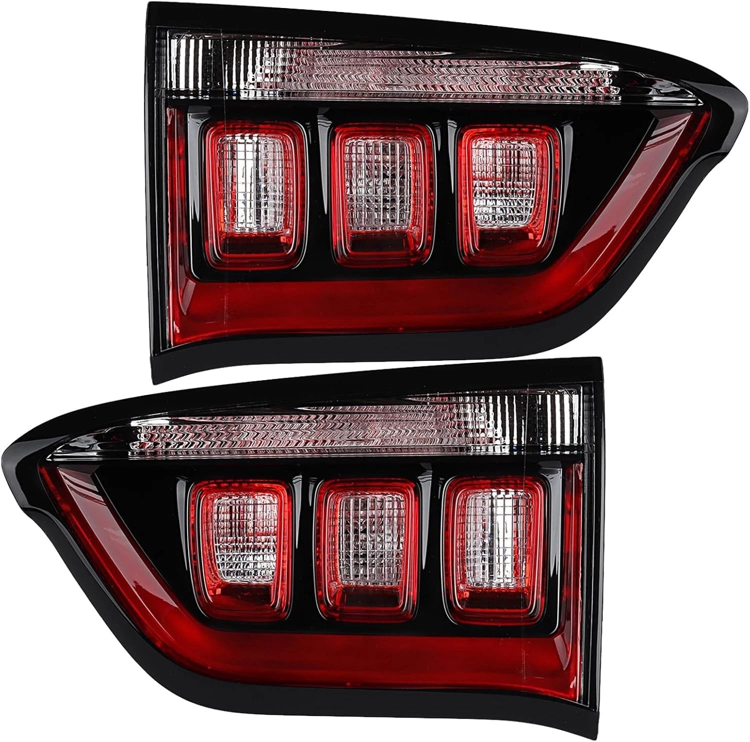 Set of 2 Inner Halogen Tail Lights for Jeep Compass (2017–2026)