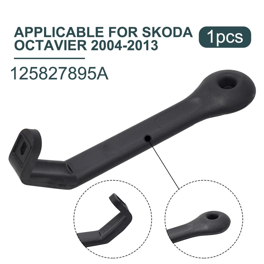 Rear Tailgate for Skoda (2007–2014) Black Direct Replacement