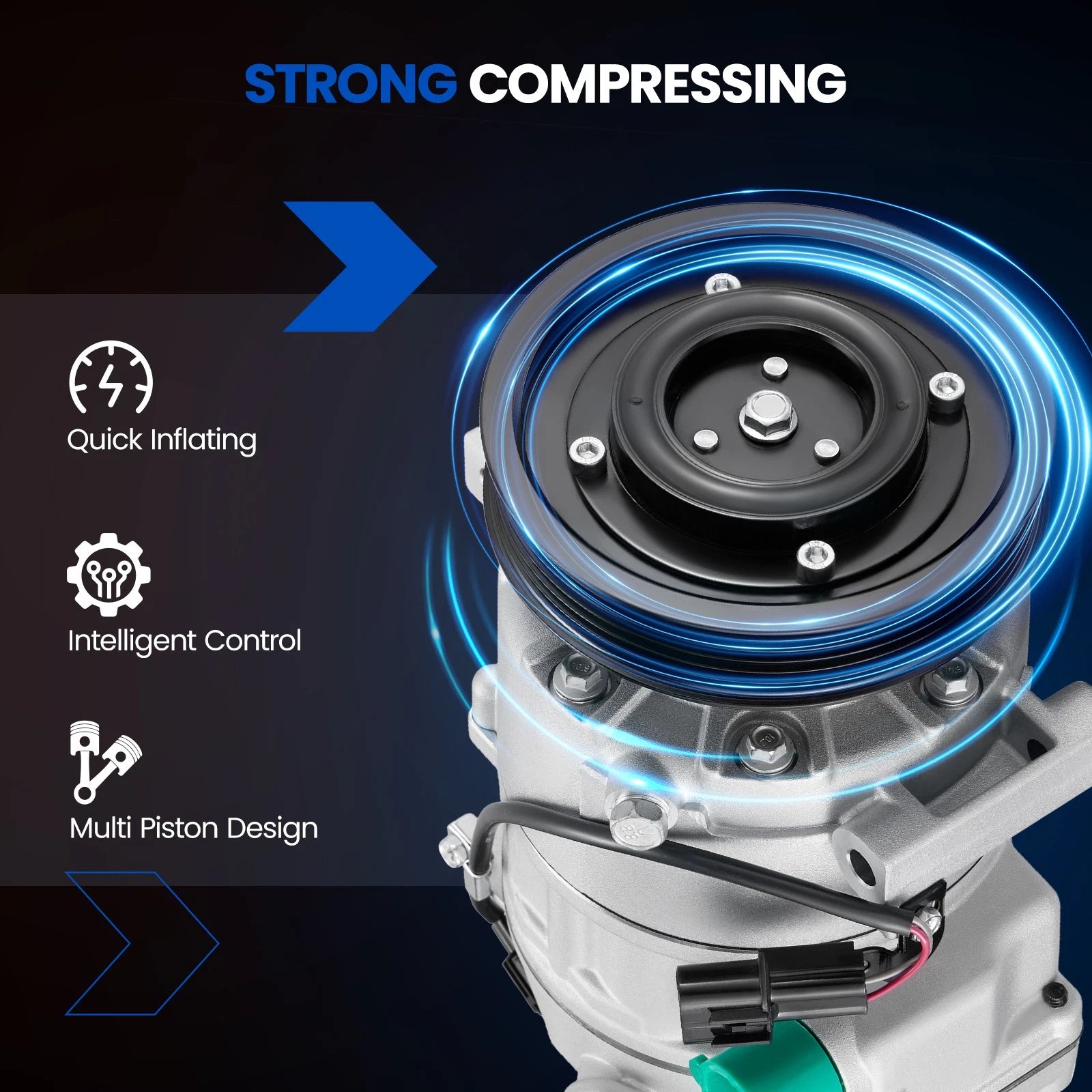 A/C Compressor with Clutch for Toyota Celica (2000–2005)
