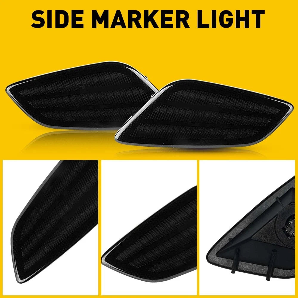 Smoke Side Marker Lights for Jeep Wrangler TJ (1997-2006)