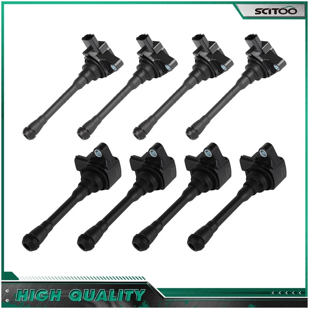 8x Ignition Coils for Nissan Titan NV2500 NV3500 5.6L (2017–2019)