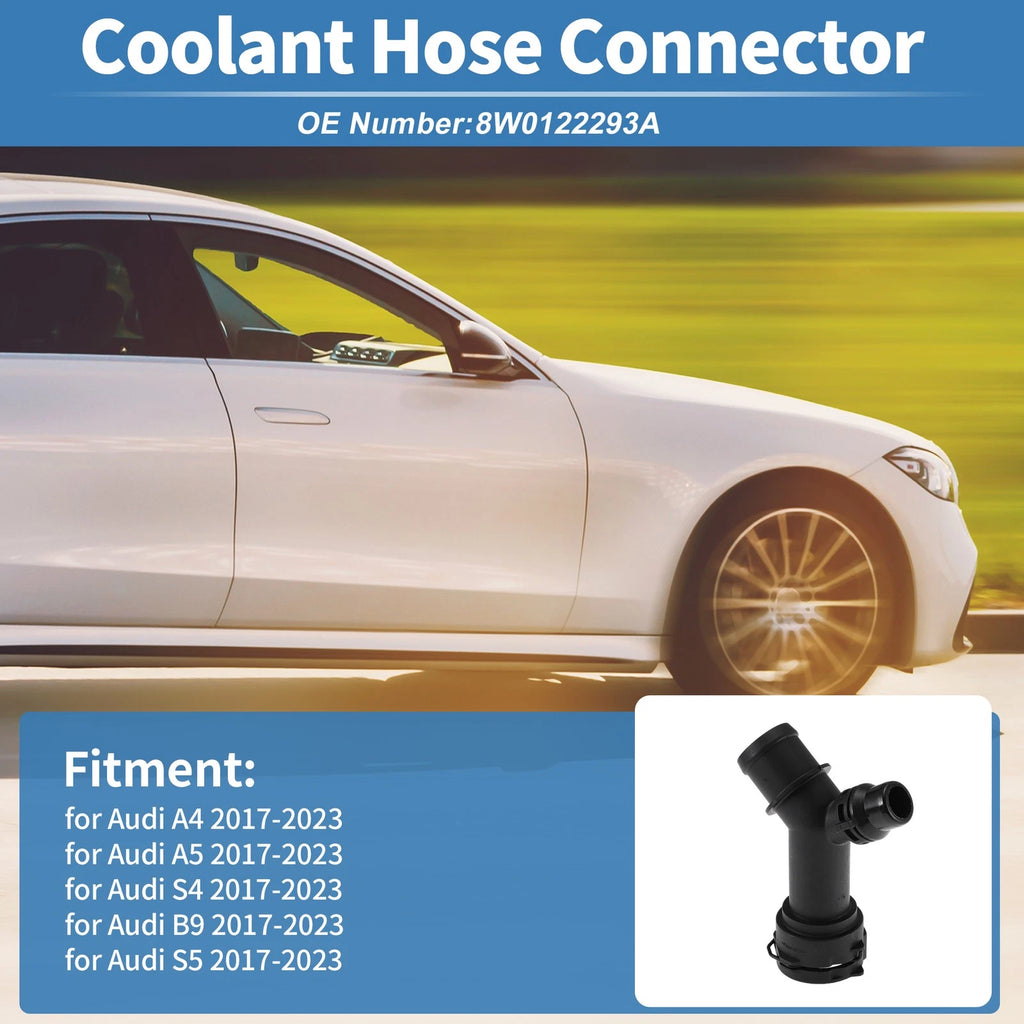 Engine Coolant Hose Connector for Audi A4 (2017–2023) No. 8W0122293A 1 pcs