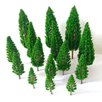15Pc Miniature Model Trees for Train Railroad Wargame Landscape Scenery