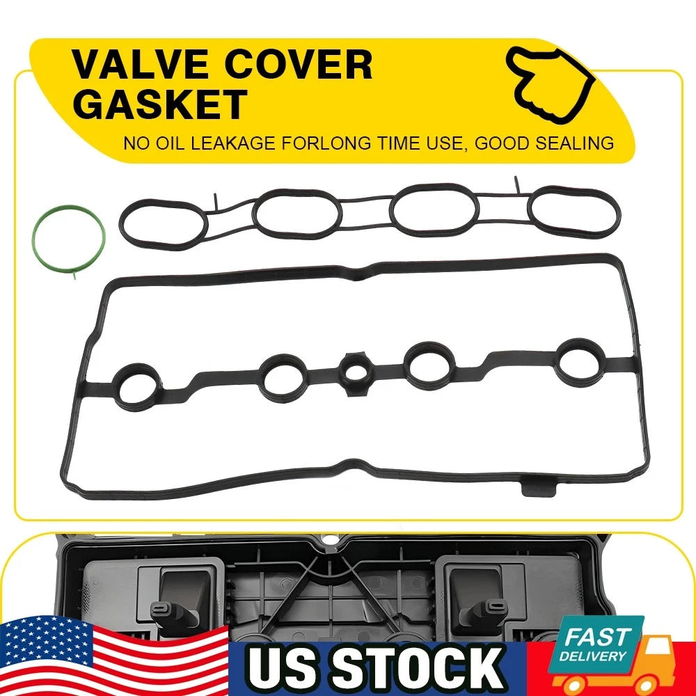 3pc Valve Cover Gaskets for Nissan Versa S SL 1.8L L4 (2007–2011) 13270-ET000 H