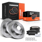 Rear Side Disc Rotor & Ceramic Pads for Toyota Camry (2007-2021)