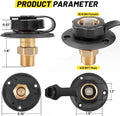 RV City Water Inlet Kit for RVs (Lead-free Brass, Check Valve)