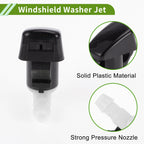 Windshield Washer Nozzle Set of 2 with Y Hose Connector for Ford Edge (2007–2011)