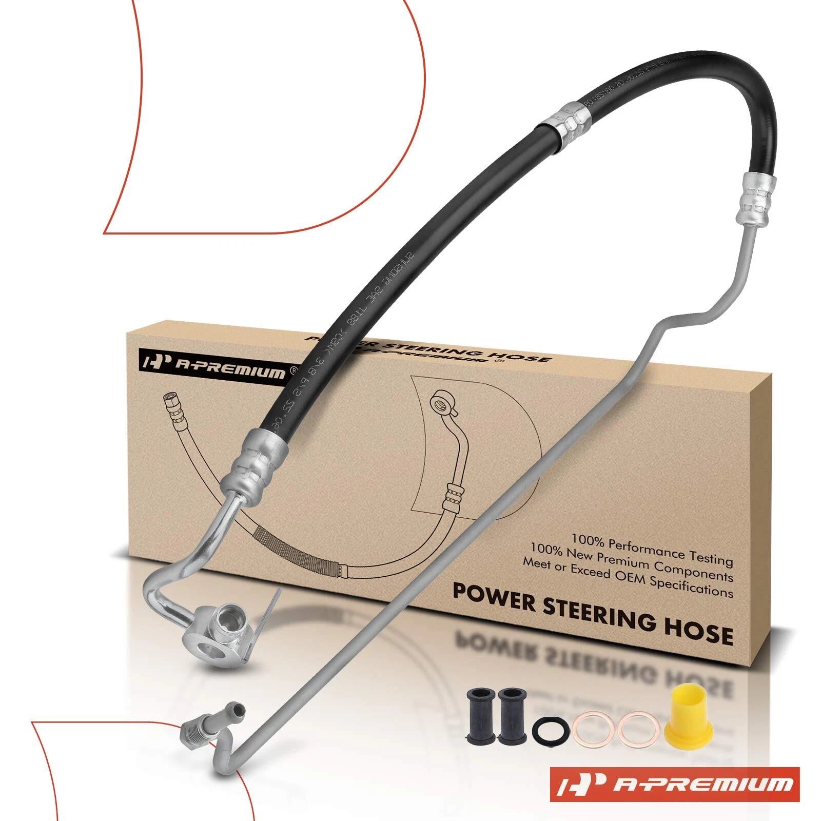 Power Steering Pressure Line Hose Assembly for Toyota Sequoia Tundra (2000–2007)