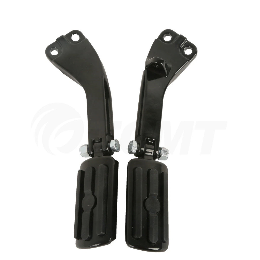 Rear Passenger Foot Pegs Support Mount Bracket for Harley Dyna Fat Bob (2008–2016)