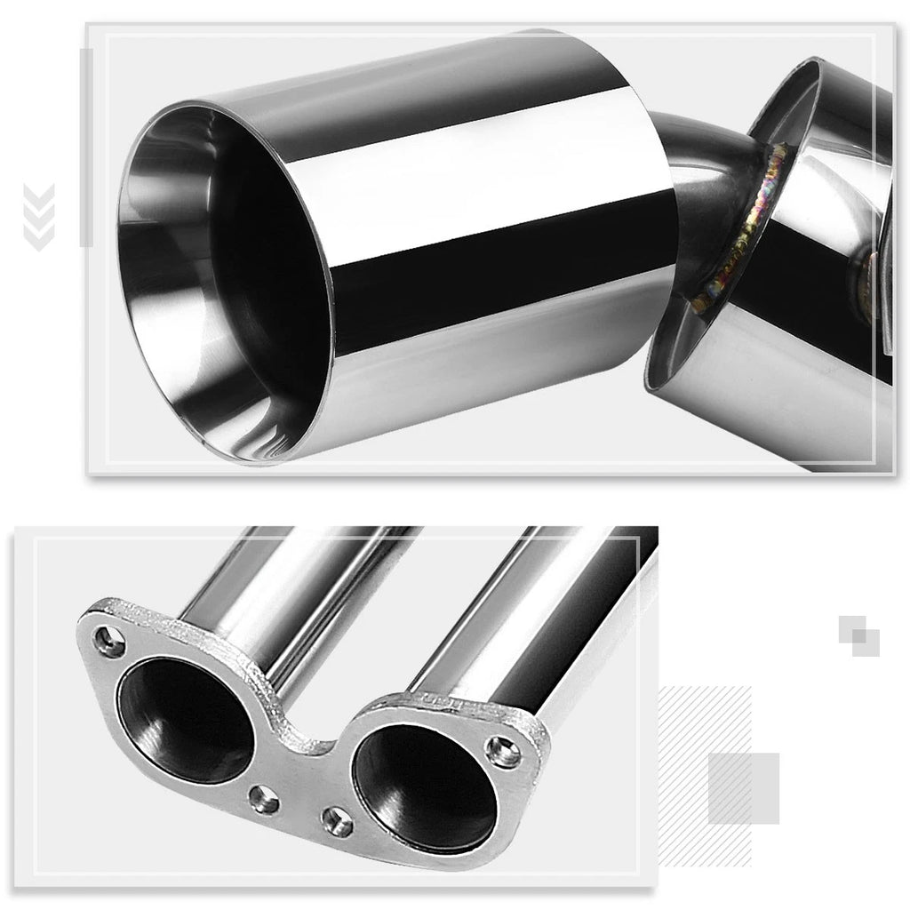 Catback Exhaust Muffler for Nissan 370Z Z34 (2009–2019) 3.7L V6 Dual 4.5" Tips