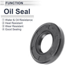 Set of 5 Oil Seal Rotary Shaft Seal 20x40x7mm Nitrile Rubber