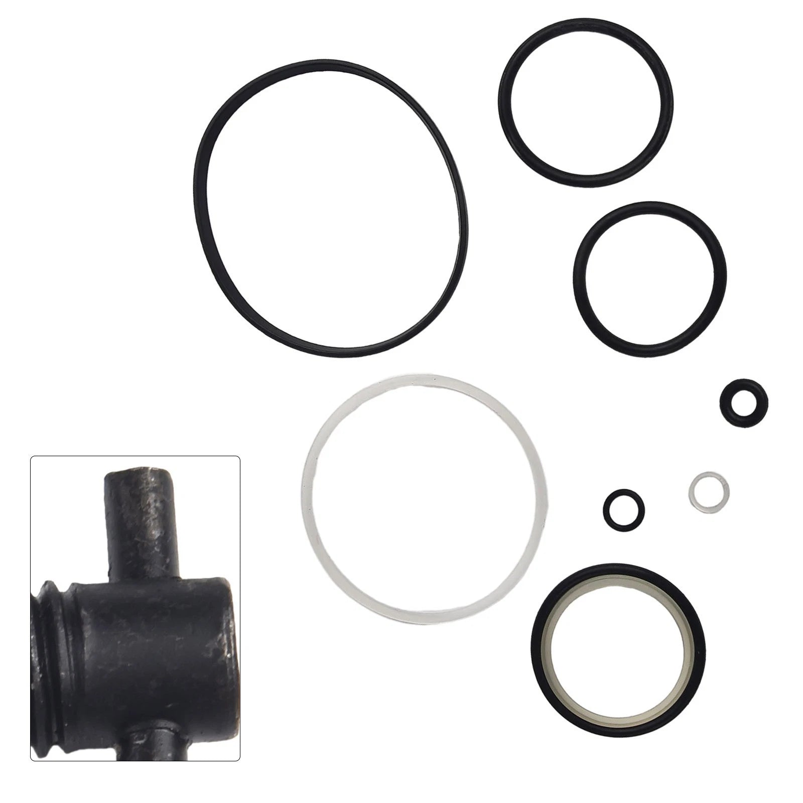 Set of 4 Oil Seal Rings for Vertical Large 8 Ton Repair Kit