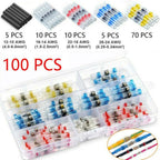 100x Tinned Copper Sleeve Shrinkable Butt Terminal Connectors