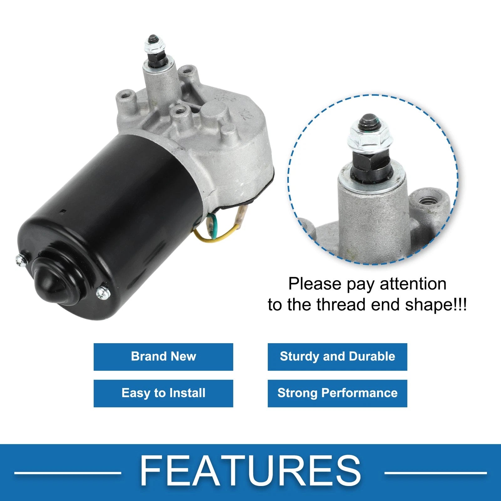 Front Windshield Wiper Motor for Chrysler Town & Country (1985–1987) No.4339449