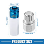 Set of 12 Wheel Screw Lock Lug Nuts for BMW (2014–2014) 724117718169