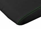 Armrest Cover for Dodge Ram (2009–2016) - Leather, Green Stitch