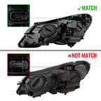 Halogen Headlight Right with Bulbs for Mercedes Benz W212 E350 E550 (2010–2013)