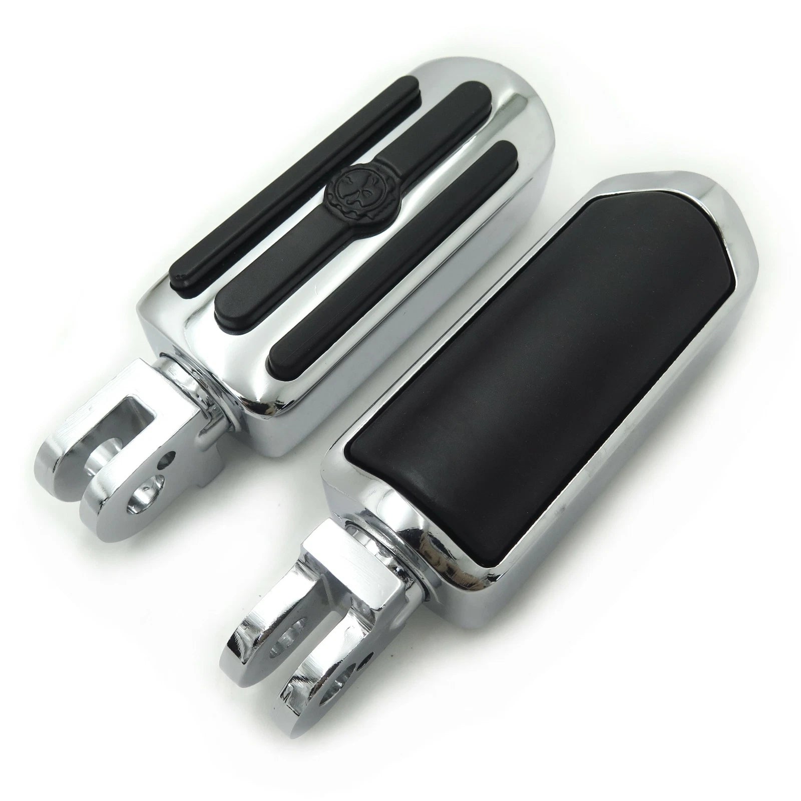 Stream Skull Rubber Footpeg Pair for Triumph Bonneville SE (1996–2001)