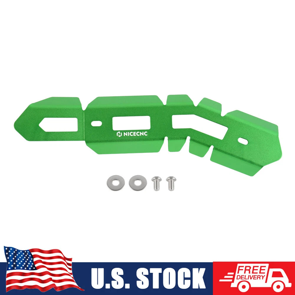 Muffler Silencers Pipe Heat Shield Guard for Kawasaki KLR650 (2008–2018)