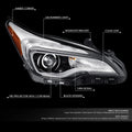 LED DRL HID Projector Headlight Lamp Assembly for Envision (2016–2018)