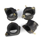 4PCS Carburetor Intake Manifold Boots for Yamaha FZS1000 FZ-1 (2001-2005)
