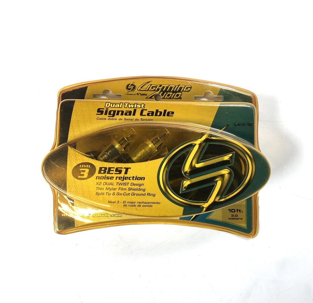 Level 3 Dual Twist Signal Cable 10 FT for Lighting Audio LAI3-10