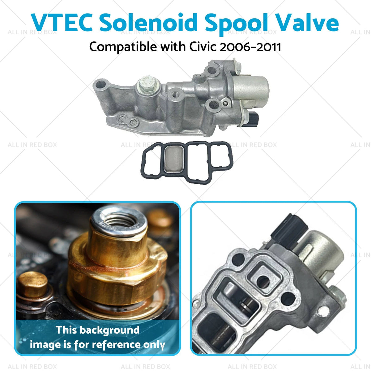 VTEC Solenoid Spool Valve for Honda Civic CR-V 1.8 2.0 2.4 (2006–2011)