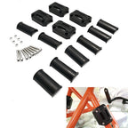 Set of 2 Motorcycle Engine Guard Anti-scratch Bumper Protector Blocks