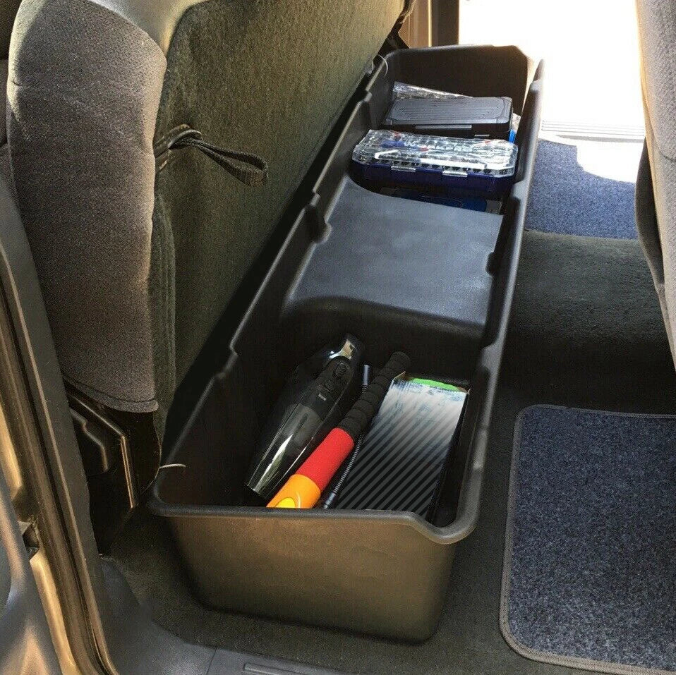 Underseat Storage Box for Chevy GMC Silverado Sierra Extended Cab (1999–2006)