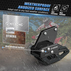 NICECNC Rear Swingarm Chain Guide for Honda TRX450R (2006–2009) Black