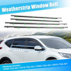 Set of 4 Weatherstrip Window Trim Seal Belt for Honda CR-V (2012–2016)
