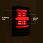 Full LED Tail Lights for Dodge Ram 1500 2500 3500 (2009–2018)