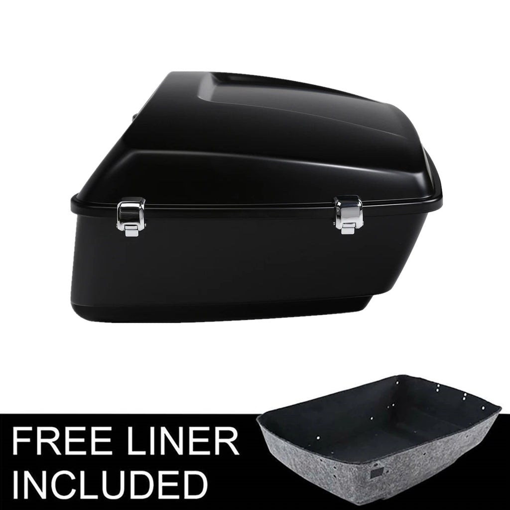 Matte Black King Trunk Luggage for Harley Touring Electra Street Glide (2014–2026)