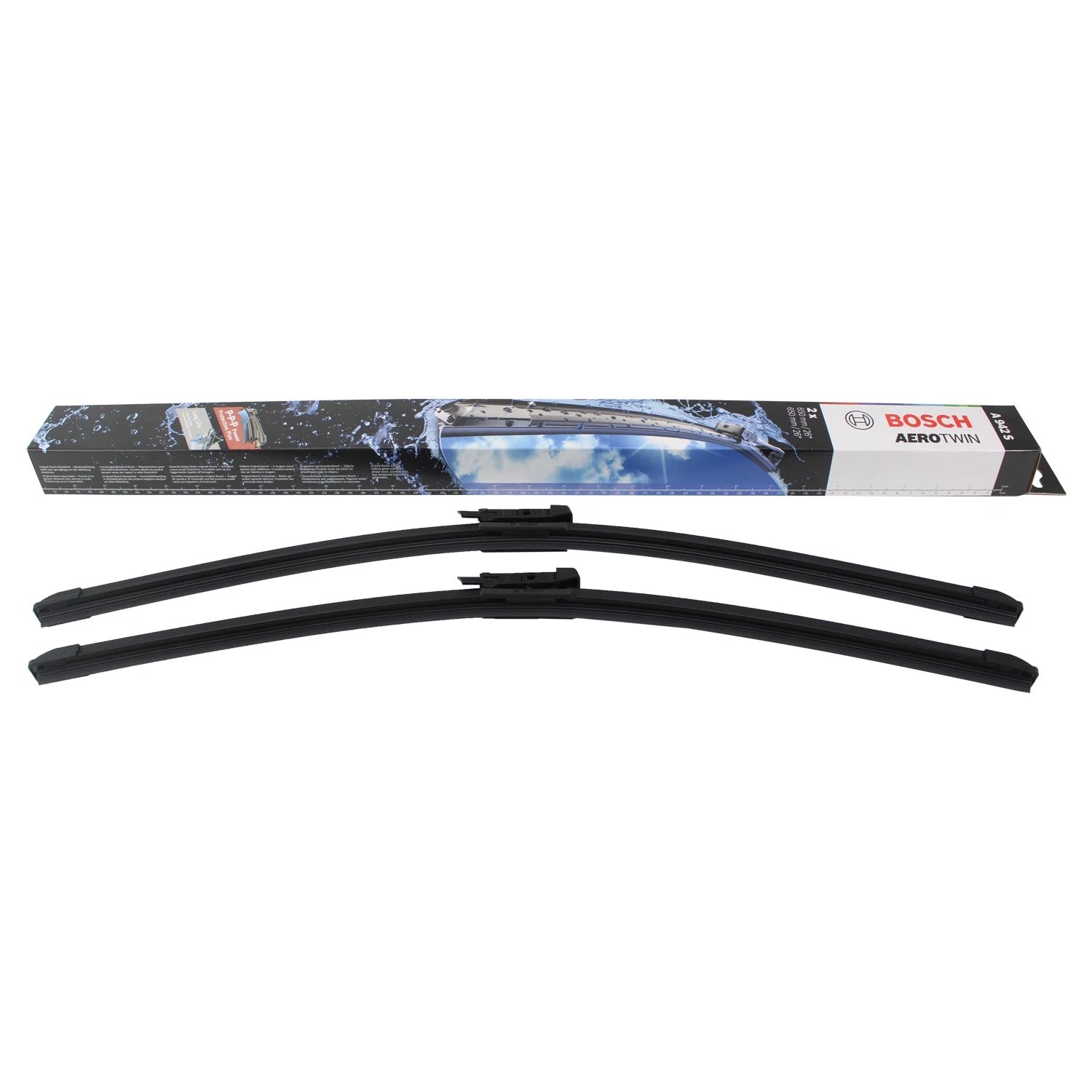 Set of 2 Wiper Blades for BMW E60 E61 E63 (23" Left & 24" Right)
